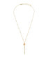 Polished Pebble Crystal Chain Lariat