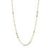 Emphasis BEH04 Glittering Gold Plated Clear Crystal Necklace