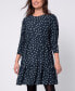 Women's Polka Maternity Nursing Dress