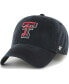 ფოტო #1 პროდუქტის Men's Black Texas Tech Red Raiders Franchise Fitted Hat