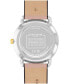 ფოტო #3 პროდუქტის Women's Elliot Blush Leather Strap Watch, 36mm