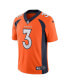 Фото #3 товара Men's Russell Wilson Orange Denver Broncos Team Vapor Limited Jersey
