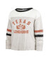 Women's Oatmeal Distressed Texas Longhorns Vault All Class Lena Long Sleeve T-shirt