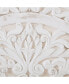 Фото #5 товара Madison Park Mandala White 3-Pc. 3D Embellished Canvas Wall Art Set
