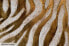 Acrylbild handgemalt Golden Zebra