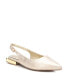 Women's Slingback Suede Flats By Gold