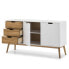 Фото #4 товара Sideboard Java 3 Schubladen Grau