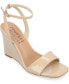 ფოტო #1 პროდუქტის Women's Konna Ankle Strap Wedge Sandals