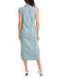 Bebe Denim Midi Dress Women's Blue L