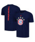 Фото #1 товара Men's Navy Bayern Munich Vertical Back T-shirt
