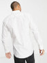 Фото #2 товара Only & Sons slim fit button down oxford shirt in white