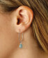 ფოტო #4 პროდუქტის Citrine Long Hoop Earrings (6-1/2 ct. t.w.) in 14k Gold (Also Available in Amethyst, Blue Topaz, & Peridot)