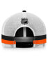 ფოტო #4 პროდუქტის Men's Black, White Anaheim Ducks Fundamental Striped Trucker Adjustable Hat