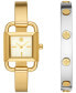 ფოტო #1 პროდუქტის Women's Phipps Gold-Tone Stainless Steel Bracelet Watch 22mm Gift Set