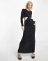 Фото #2 товара Only maxi cut out dress in black