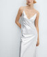 Фото #3 товара Платье женское MANGO Metallic Gown