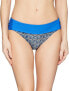Фото #1 товара prAna Women's 176549 Sirra Bikini Bottoms, Blue Seashells Swimwear Size S
