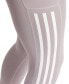 ფოტო #6 პროდუქტის Women's Optime Moisture-Wicking 3-Stripe 7/8 Leggings