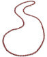 ფოტო #1 პროდუქტის Gold-Tone Colored Imitation Pearl 60" Strand Necklace, Created for Macy's