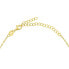 Delicate Gold Plated Linked Hearts Necklace NCL117Y