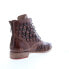 Фото #8 товара Bed Stu Loretta F328030 Womens Brown Leather Lace Up Ankle & Booties Boots