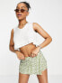 Фото #3 товара Pieces frill hem crop top co-ord in white