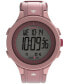 Фото #1 товара Unisex Ironman T200 Quartz Digital Pink Silicone Strap 42mm Round Watch