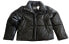 Levi's Puffer Jacket Women's Size M Quilted Black Faux Leather New