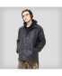 ფოტო #1 პროდუქტის Men's Faux Leather Coach Jacket