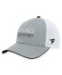 Фото #2 товара Men's Gray Los Angeles Kings Authentic Pro Rink Trucker Adjustable Hat