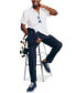 Фото #4 товара Men's Classic-Fit Solid Linen Short-Sleeve Shirt