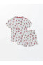 Фото #4 товара Пижама LC WAIKIKI LCW DREAM с коротким рукавом и шортами