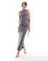 Фото #4 товара 4th & Reckless tailored waistcoat co-ord in grey