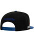 ფოტო #4 პროდუქტის Men's Black, Blue Washington Bullets Hardwood Classics Essentials 2.0 Snapback Hat