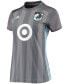 ფოტო #3 პროდუქტის Women's Gray Minnesota United FC 2018/19 Replica Primary Jersey