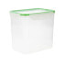Фото #1 товара Герметичная коробочка для завтрака Quid Greenery Прозрачный Пластик 4,7 L (4 штук) (Pack 4x)