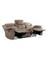 Фото #3 товара White Label Veloce 88" Double Glider Reclining Sofa