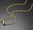 Gold-plated steel necklace Infinity KNS-271