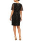 Фото #2 товара Adrianna Papell Sheath Lace Midi Dress Women's 2