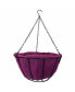 Фото #1 товара Hanging Basket with Jute Coco Liner, Lavender - 14in