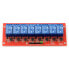 Фото #4 товара 8 channel optoisolation relay module - 10A/250VAC contacts - 12V coil - red