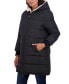 Фото #2 товара Women's Long Faux Fur Lined Puffer Jacket with Hood