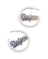 ფოტო #1 პროდუქტის Women's Los Angeles Dodgers Enamel Hoop Earrings