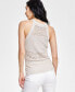 Women's Roving Sequin Crochet Sweater Tank Top, Created for Macy's