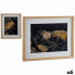 Фото #1 товара Картина Лист растения Деревянный Cтекло 42,8 x 53 x 3 cm (6 штук)