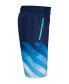 Фото #4 товара Boys 4-Way Stretch Quick Dry Board Shorts Swim Trunks with Mesh Lining UPF50+