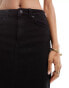 Фото #5 товара Vero Moda Tall denim midi skirt in black