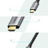 Фото #7 товара Przejściówka HUB USB Typ C - HDMI 2.0 + kabel HDMI 2m szary