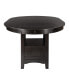 Фото #4 товара Cherry Finish Counter Height Dining Table with Storage Base