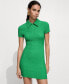 Фото #8 товара Women's Textured Polo-Neck Dress